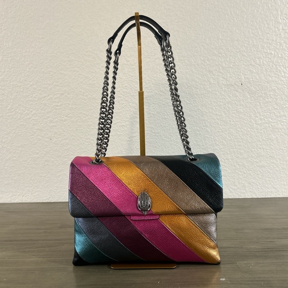Kurt Geiger Handbags - Kurt Geiger Kensington Multicolor Striped Women's Bag
